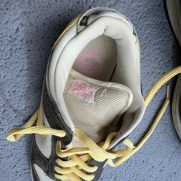 Vintage Nike SB Dunk Low Shoes Mens 9.5 Brown Yellow Argyle 313170-171 2006 Golf - Picture 14 of 16